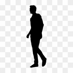 Transparent People Silhouette Png, Png Download - man in suit silhouette png