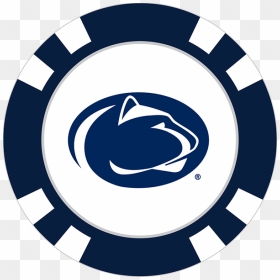 Penn State Nittany Lions Poker Chip Ball Marker - Ottawa Senators Circle Logo, HD Png Download - penn state logo png