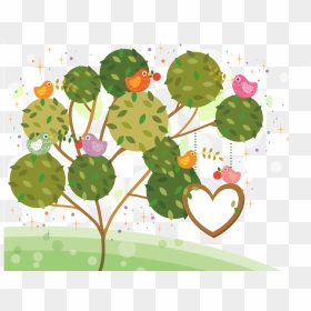 This Backgrounds Is Cartoon Tree About Small Tree, - Clip Art, HD Png Download - small tree png