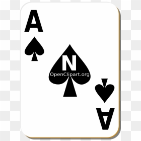 Ace Of Spades Playing Card Vector Image - Five Aces Pai Gow, HD Png Download - ace of spades png