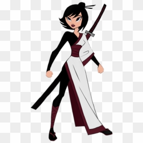 Samurai Jack Character Ashi In Kimono - Ashi Aku Samurai Jack, HD Png Download - samurai jack png