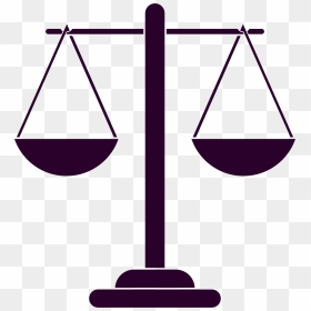 Justice Scales Silhouette 2 Clip Arts - Scales Of Justice Transparent Background, HD Png Download - justice png
