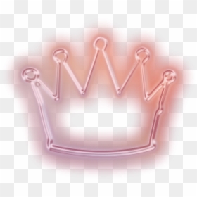 #neon #crown - Tiara, HD Png Download - pink crown png