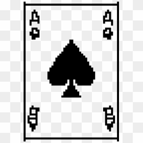 Ace Of Spades - Logo De Deadpool Pixelado, HD Png Download - ace of spades png