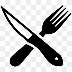 Fork And Steak Knife Svg Png Icon Free Download - Fork And Knife Png, Transparent Png - fork and knife png