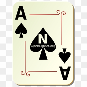 Ace Of Spades Playing Card Vector Illustration - Five Aces Pai Gow, HD Png Download - ace of spades png