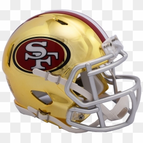 San Francisco Ers Chrome - San Francisco 4 9ers Helmet, HD Png Download - 49ers logo png