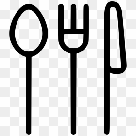 Eating Spoon Fork Knife Comments - Icon Spoon Fork Png, Transparent Png - fork and knife png