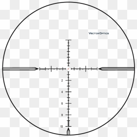 Transparent Rifle Scope Png - Nightforce Nxs 2.5 10x42 Reticle, Png Download - reticle png