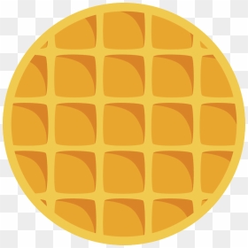 Waffle Round Waffle Transparent & Png Clipart Free - Circle Waffle Clip Art, Png Download - waffles png