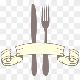 Fork Knife European Cuisine - Gambar Sendok Garpu Animasi, HD Png Download - fork and knife png