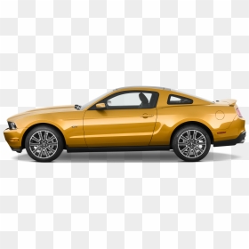 Mustang Gt Side View, HD Png Download - mustang png