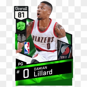 Mtdb Nba 2k17 - John Wall Nba 2k17, HD Png Download - damian lillard png