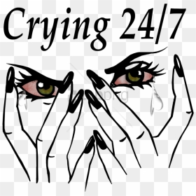 Free Png Download Crying 24 7 Png Images Background - Pop Art Crying Eyes, Transparent Png - michael jordan crying png