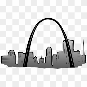 Transparent Houston Skyline Outline Png - St Louis Arch Clipart, Png Download - houston skyline png