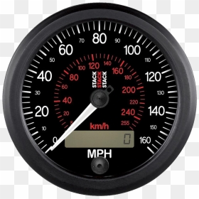 Speedometer Png Transparent - Stack Speedometer Kmh, Png Download - speedometer png