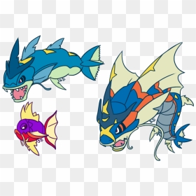 Sharpedo Gyarados Fusion, HD Png Download - gyarados png