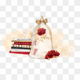 Beauty Rose Cloche - Portable Network Graphics, HD Png Download - beauty and the beast rose png