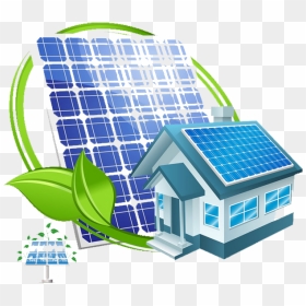 Transparent Solar Power Plant Clipart - Solar Power Clipart, HD Png Download - solar panel png
