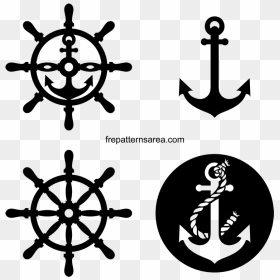 Meaning Of And Rudder Symbol Free Patterns - Icelandic Symbols, HD Png Download - nautical png