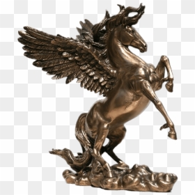 Pegasus Bronze Sculpture - Greek Mythology, HD Png Download - sculpture png