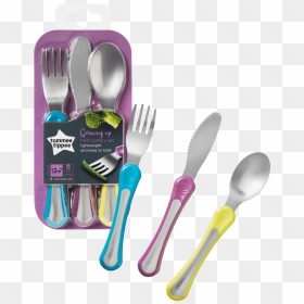Tommee Tippee Cutlery, HD Png Download - fork and knife png