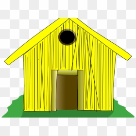 Straw House Cliparts - Straw House Clipart, HD Png Download - straw png