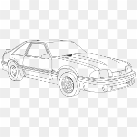 Jay"s Mustang Clip Arts - Ford Mustang 87 Clip Art, HD Png Download - mustang png