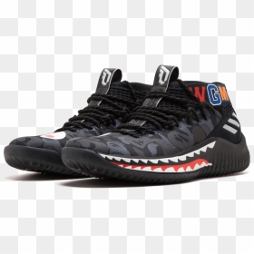 Damian Lillard Shoes Bape , Png Download - Damian Lillard Shoes 5 Bapes, Transparent Png - damian lillard png