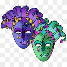 Mardi Gras Masks - Kid African Mask, HD Png Download - mardi gras mask png