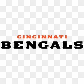 Thumb Image - Cincinnati Bengals Logo Text, HD Png Download - bengals logo png