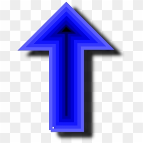 Animated Arrow Going Up, HD Png Download - blue arrow png