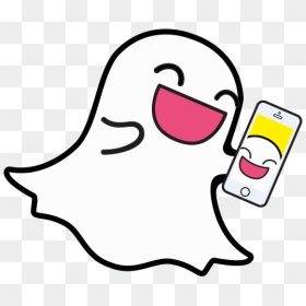 Logo Snapchat Ghost Png, Transparent Png - snapchat ghost png