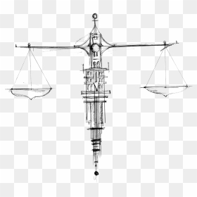 Scales Of Justice , Png Download - Justice Scales Sketch Transparent, Png Download - justice png