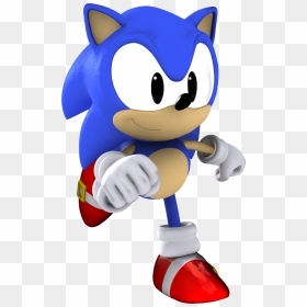 Classic Sonic The Hedgehog 3d By Itshelias94 - Classic Sonic The Hedgehog 3d Render, HD Png Download - classic sonic png