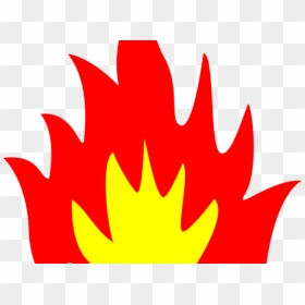 Explosion Clipart Flame - Fire Triangle, HD Png Download - fire clipart png