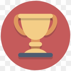 Trophy Icon Circle Png, Transparent Png - trophy icon png