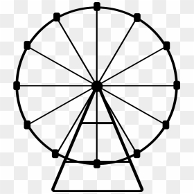 - Ferris Wheel Png , Png Download - Ferris Wheel Clipart Black And White, Transparent Png - ferris wheel png