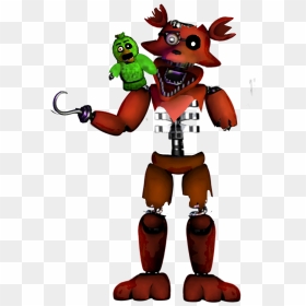 Fnaf Stylized Withered Foxy Png Foxy Withered Fnaf - Unwithered Foxy 133alexander, Transparent Png - fnaf png