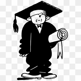 Graduate With Diploma Clip Arts - Free Graduation Clip Art 2019, HD Png Download - graduate png