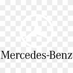 Mercedes Logo Black And White - Mercedes Benz, HD Png Download - mercedes logo png
