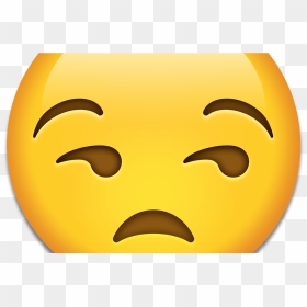 Emoji Clear Backround Hot - Emoji Meh, HD Png Download - confused emoji png