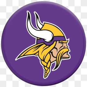 Nfl Minnesota Popsockets Grip - Minnesota Vikings, HD Png Download - vikings logo png