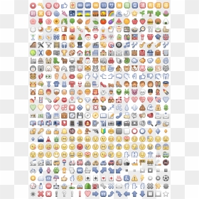All The Emojis Available On Facebook - Zodiac Letter, HD Png Download - confused emoji png