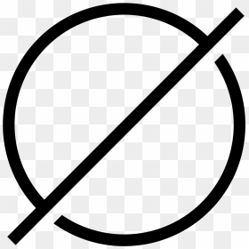Computer Icons Malware Slashed Zero Computer Program - Slashed Zero Png, Transparent Png - slash png
