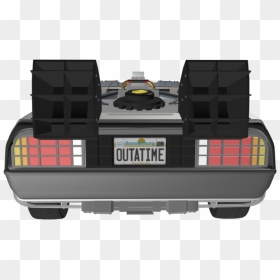 Back To The Future License, HD Png Download - delorean png