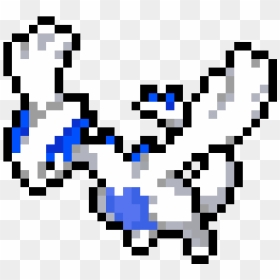 Pixel Art Pokemon Lugia , Png Download - Legendary Pokemon Pixel Art, Transparent Png - lugia png