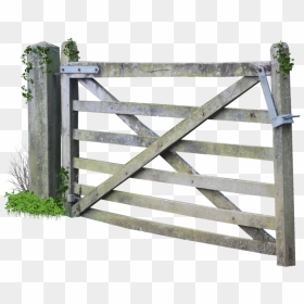Thumb Image - Farm Gate Clipart, HD Png Download - wood fence png