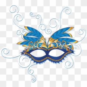 Mask Clipart Masquerade - Blue Masquerade Mask Png, Transparent Png - mardi gras mask png