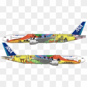 Design From The Side Of The Aircraft - Tokyo 2020 Olympic Torch Relay, HD Png Download - ana png